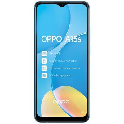 

Мобильный телефон Oppo A15s 4/64GB Mystery Blue (OFCPH2179_BLUE_4/64)