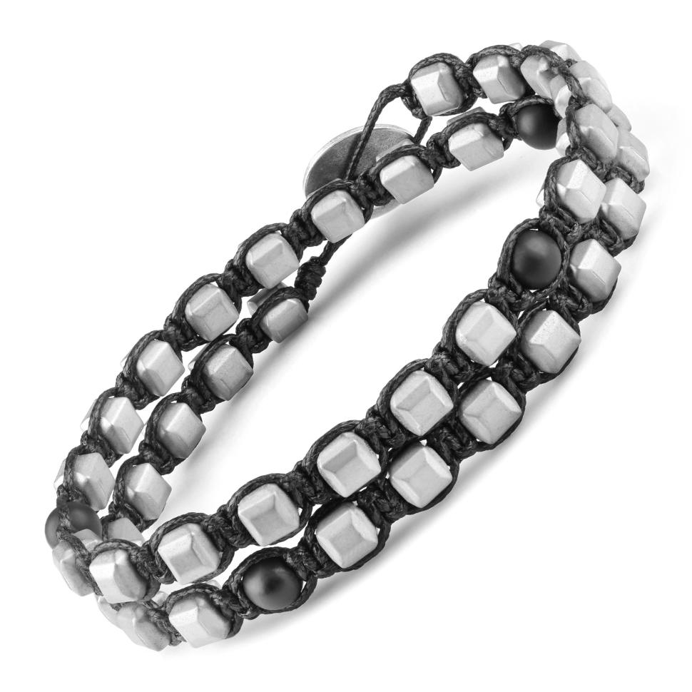 

Браслет из гематита и агата Everiot Select LNS-2143 (Размер 24 см)