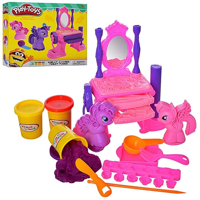 

Набор пластилина чудо-пластилин Play-Toys Пони с аксессуарами (KTMK3883)