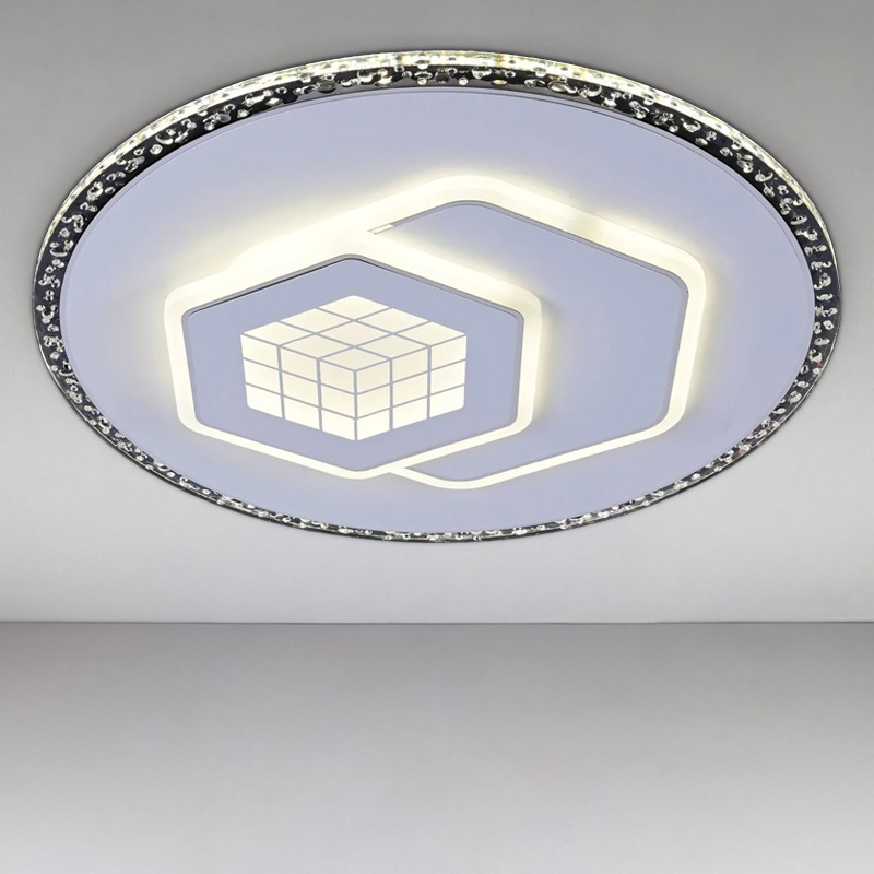 

Люстра стельова LED Light House NM-16469/500 WH 130W біла