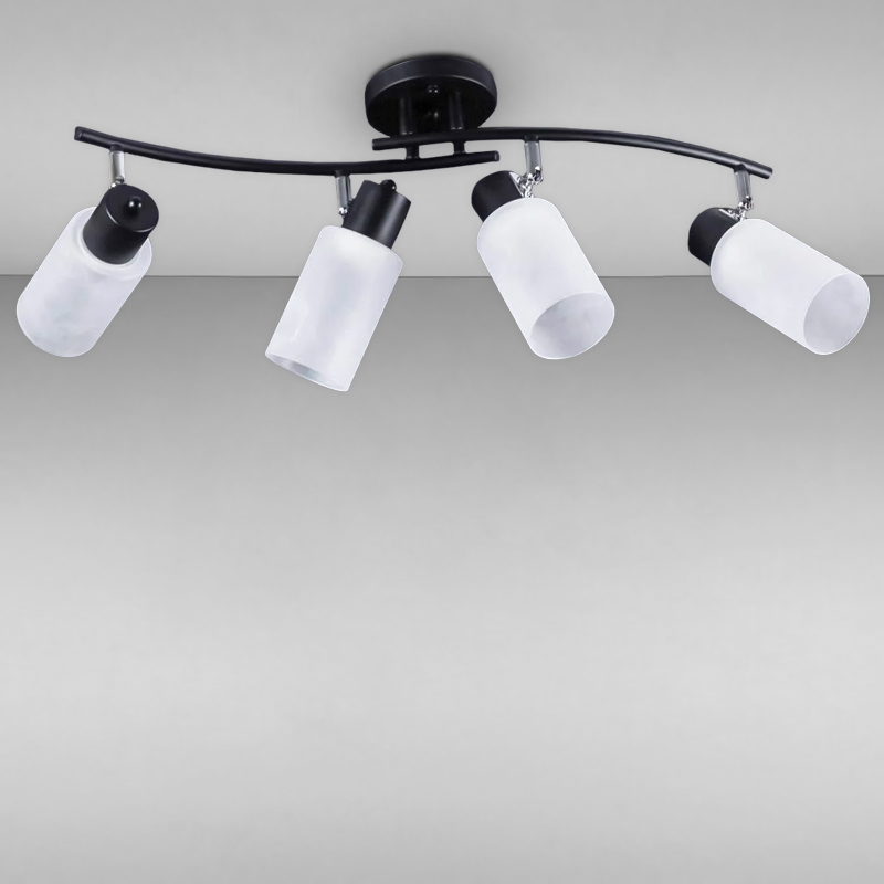 

Люстра стельова Light House SH-16472/4 BK+CR чорний + хром