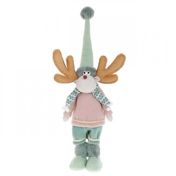 

Фигурка мягкая новогодняя Олень Мальчик 53 см. Flora 12839 (NAT09635)