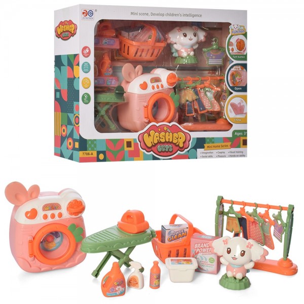 

Игровой набор Набор бытовой техники Bambi 7786-A стиральная машина (BAM005877)