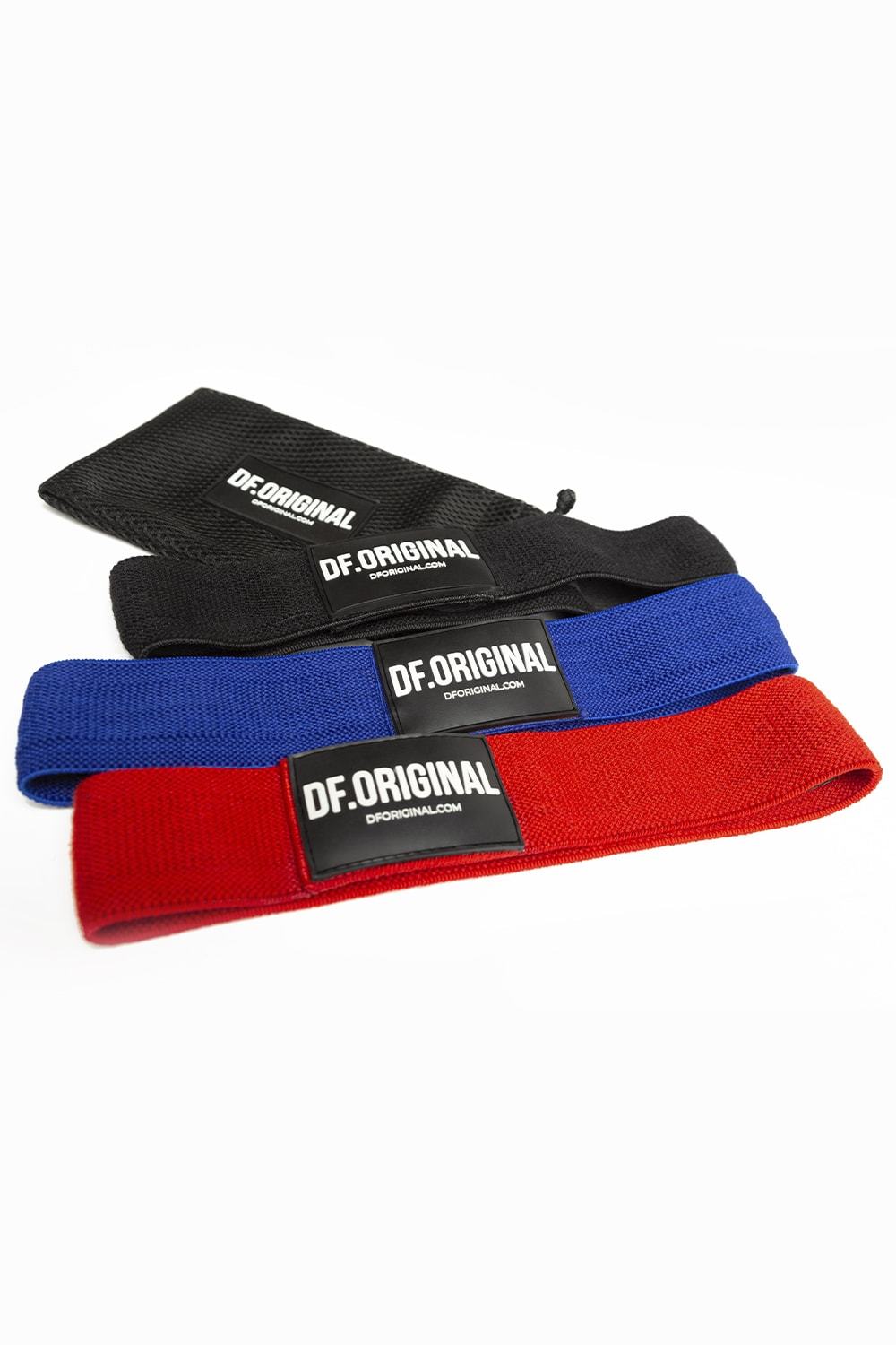 

Набор резинок для фитнеса Designed for Fitness (One size чёрный/красный/синий)