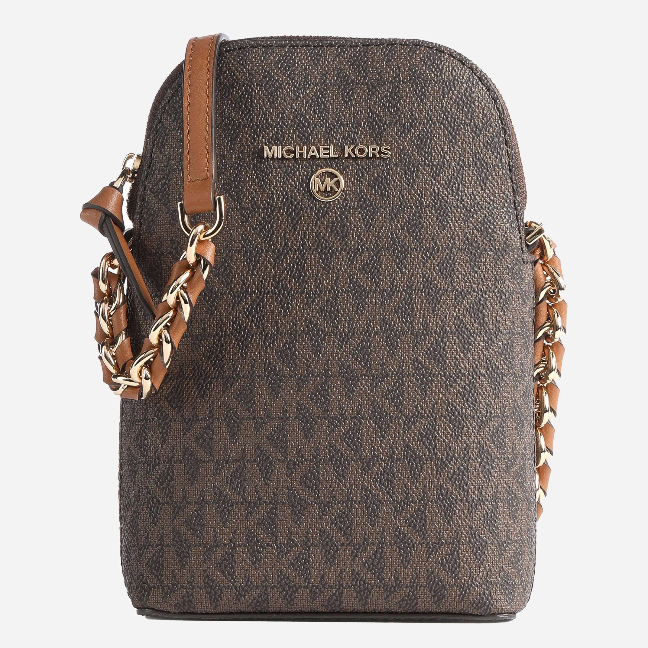 

Женская сумка Michael Kors Jet Set Charm Sm Ns Chn Phn Xbody 32T0GT9C1B252 Brn/Acorn