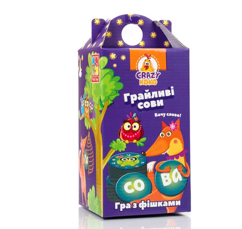 

Игра настольная Crazy Koko "Шальные совы. Вижу слово!" Vladi Toys VT8033-02 ( рус)