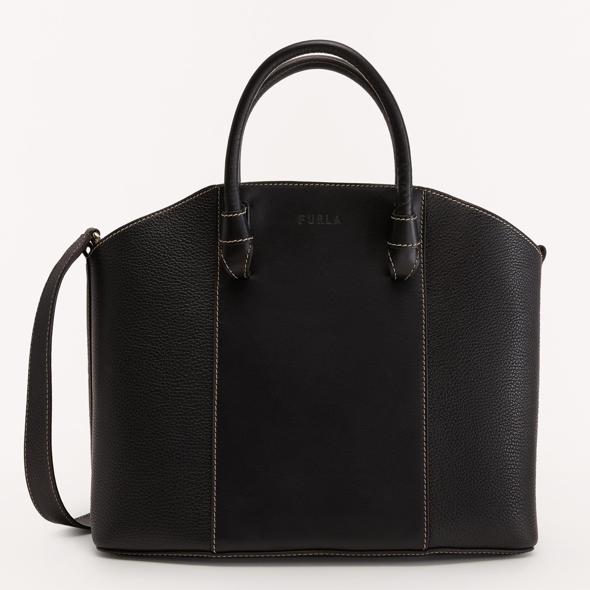 

Женская сумка кожаная Furla Miastella L Tote WB00333BX0053O6000 Nero