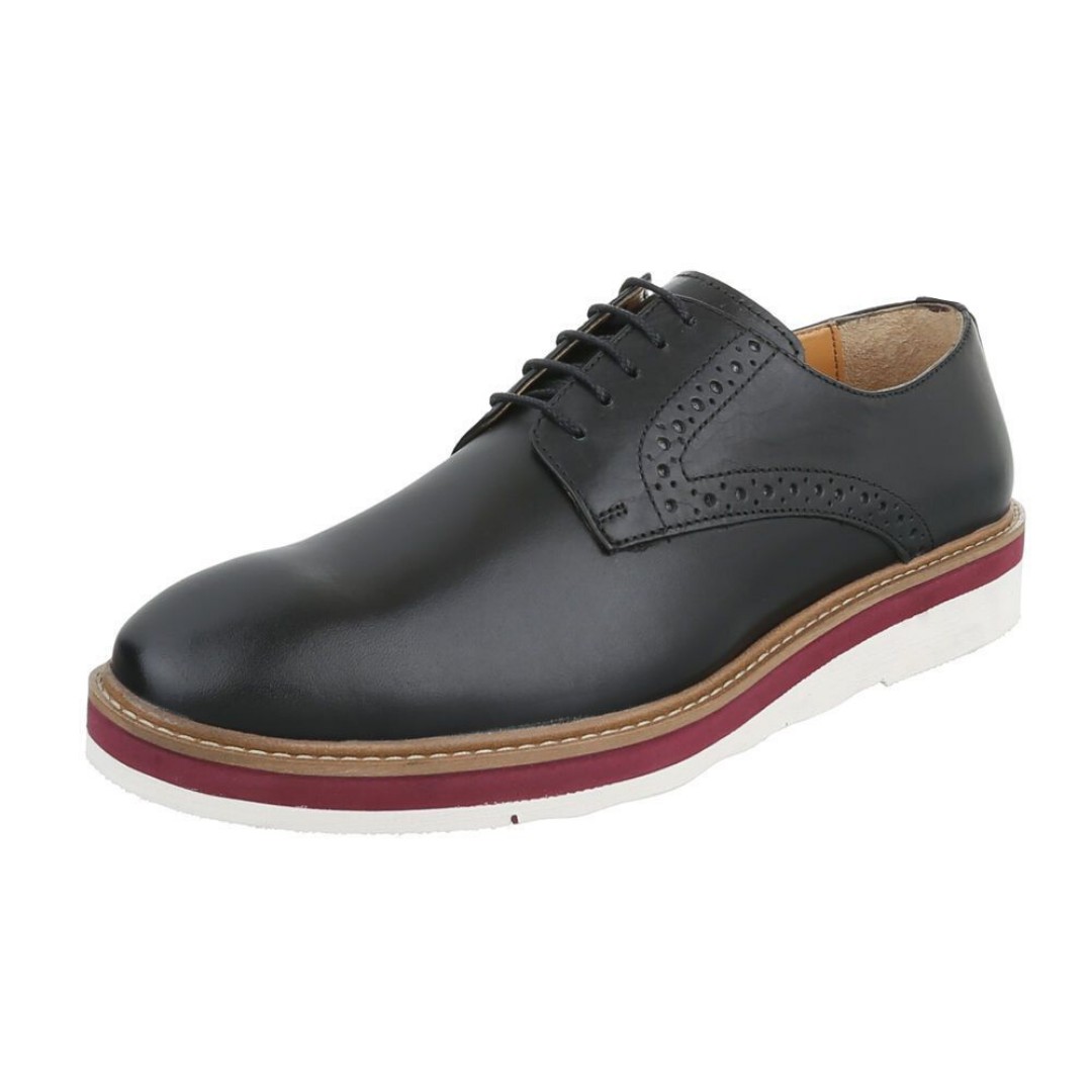 

Туфли мужские COOL WALK. Дерби 41 Черный Кожа. (AS-303-black!41 - 9089)