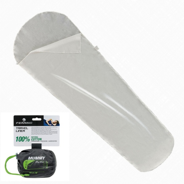

Вкладыш для спального мешка Ferrino Liner Travel Mummy White (86501CWW)