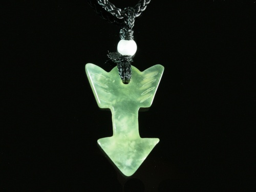 

Амулет кулон Нефритовый Стрела Semantic Jewelry 2.7 x 2.0 x 0.3 см