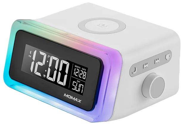 

Настольные часы с БЗУ Momax Q.Clock 2 Digital Clock with Wireless Charger