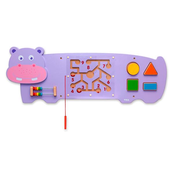 

Бізіборд Viga Toys Бегемотик (50470FSC)