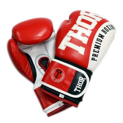 

Боксерские перчатки Thor Shark 14oz Red (8019/02(PU) RED 14 oz.)
