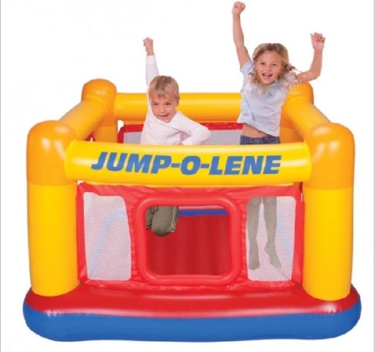 

Детский надувной батут "Домик" Intex Playhouse Jump-O-Lene 48260