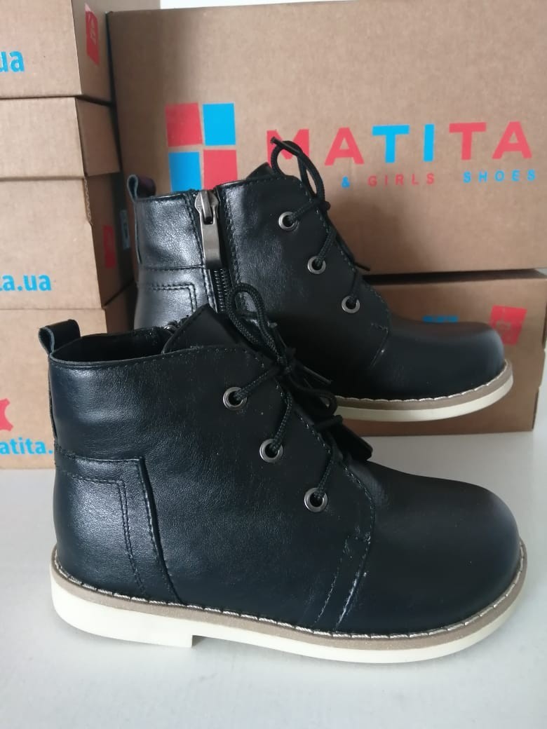 

Детские зимние ботинки Матита М3.101.21.01 21 черные