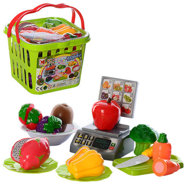 

Детский набор фруктов и овощей LimoToy "Supermarket" (686)