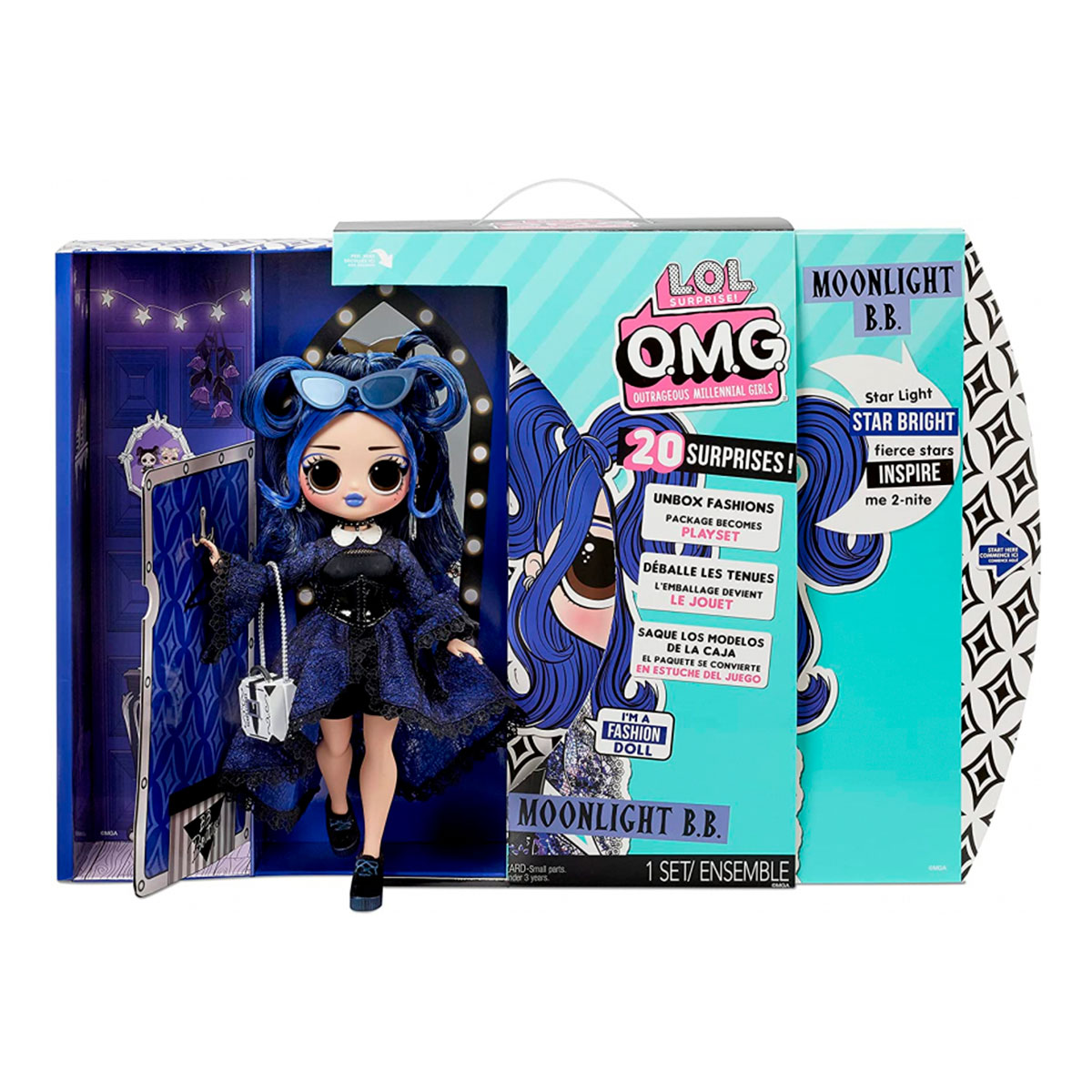

Игровой набор с куклой L.O.L. SURPRISE! серии "O.M.G." S5 - Игры-МЕСЯЦ (с аксессуарами) 572794