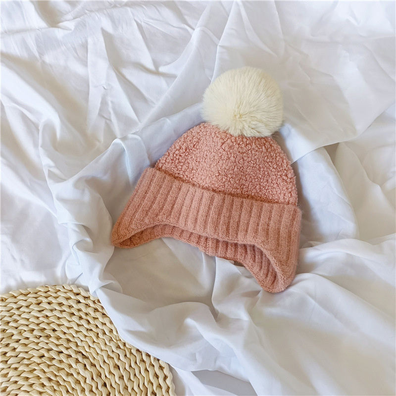 

Шапка детская с ушками Mori 46-50см Розовый