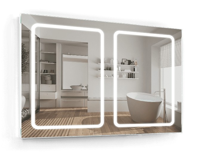 

Зеркало в ванную IP67 с подсветкой Smart Mirror сенсорное Pomezia SK 100х60см влагостойкое