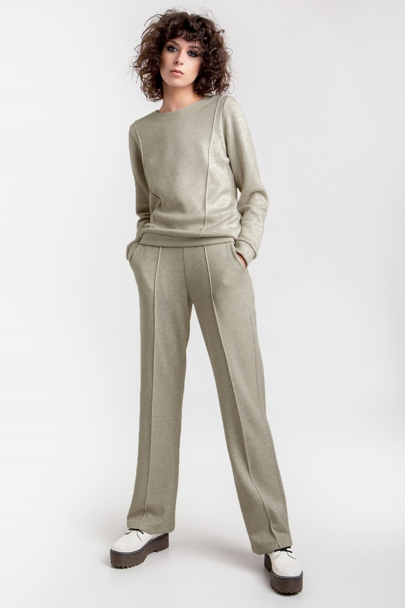 

Женский теплый брючный костюм, ангора Tikobax L/XL оливковый 43196130