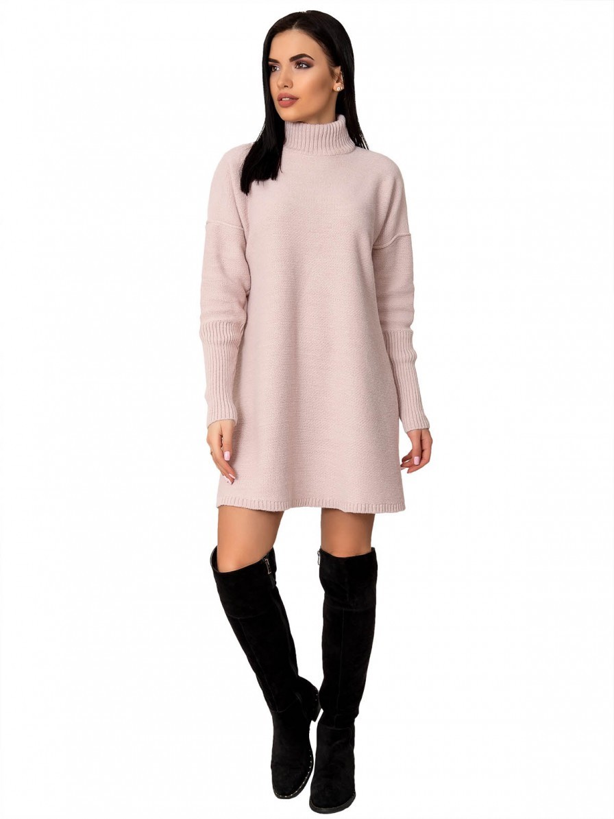 

Теплое платье Pawa L/XL пудра 43403593
