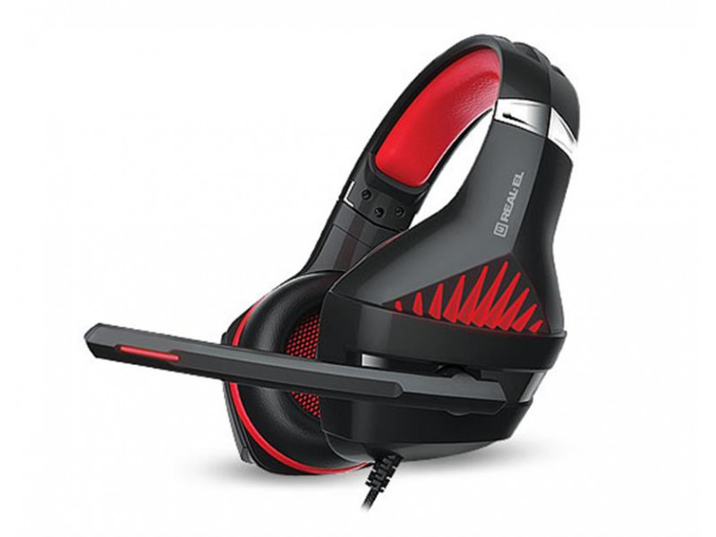 

Наушники REAL-EL GDX-7600 Black-Red (EL124100028)