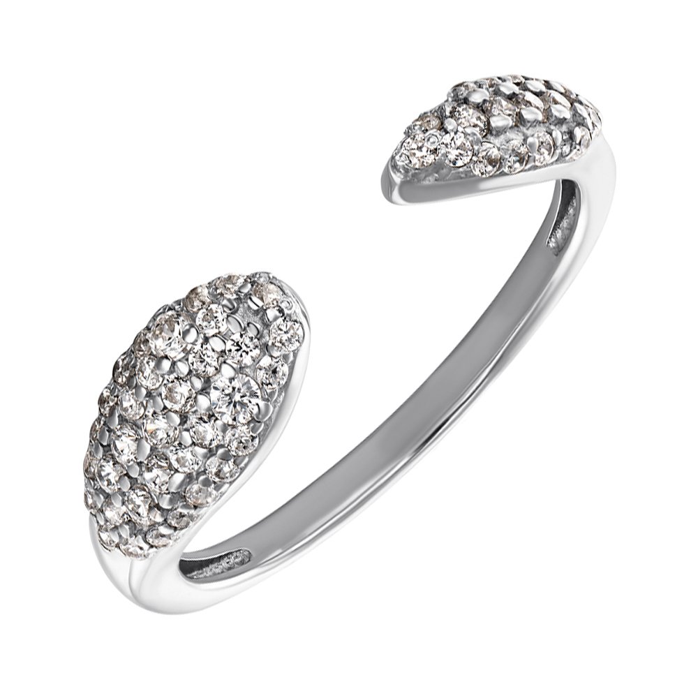 

Серебряное кольцо с фианитами 000150718 18.5 размера