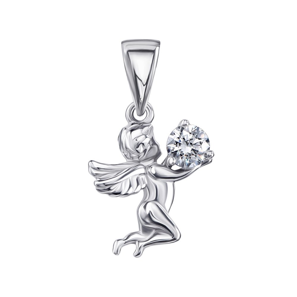 

Серебряный кулон с белым фианитом S Zirconia 000103086