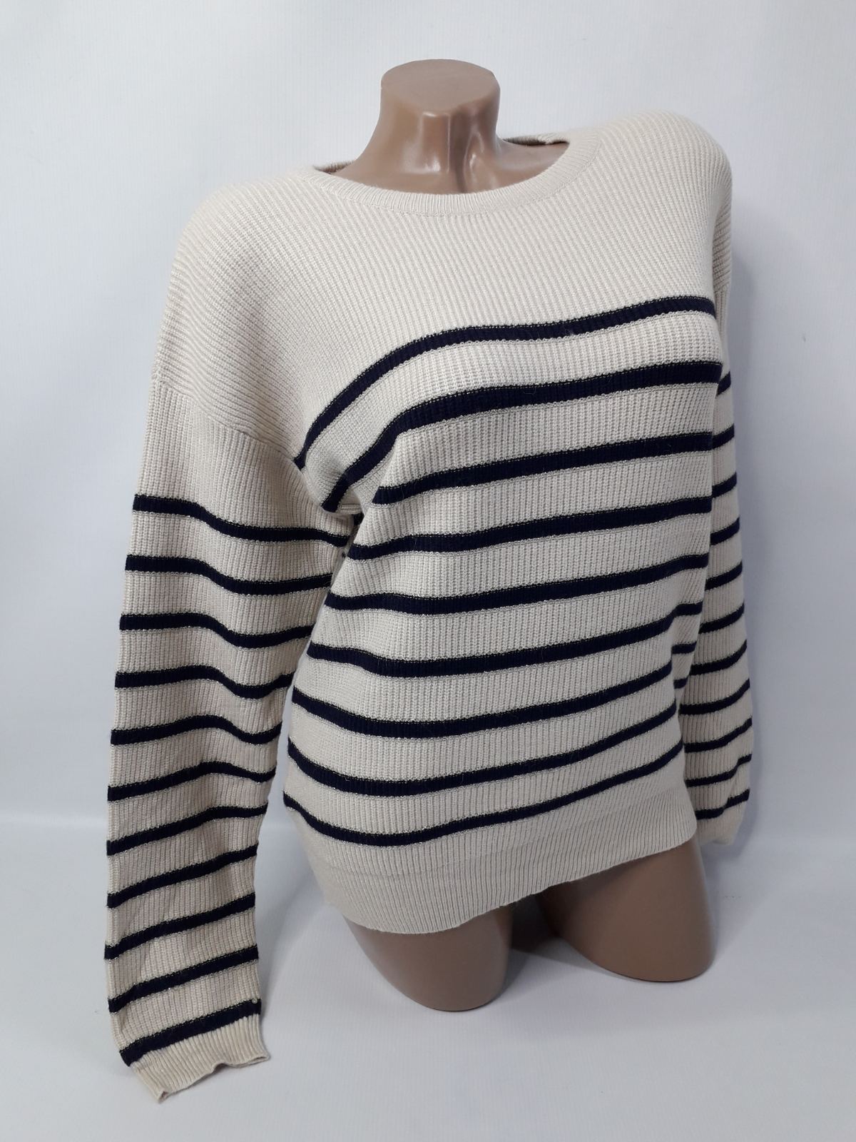 

Джемпер Kiss Me A415 / (-)(р) бежевый с синим, Джемпер Kiss Me A415 l/xl (48-50)(р) бежевый с синим