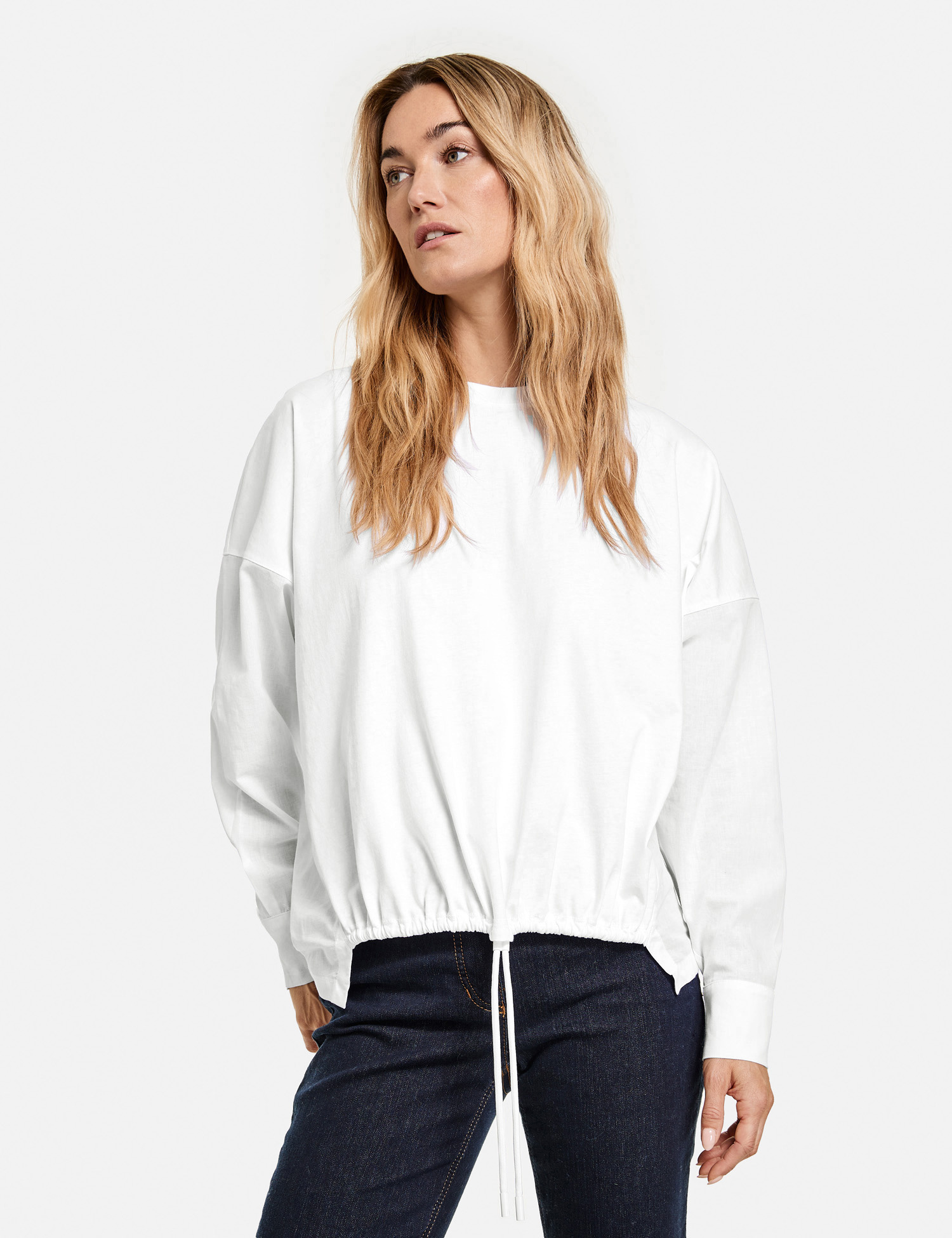 

Блуза Gerry Weber  Белая 570029.44016, Блуза Gerry Weber 42 Белая 570029.44016
