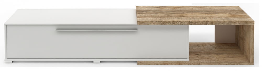 

Современный шкаф с крышкой и нишей для гостиной RTV Roof Helvetia Wieruszów 250x38x45 (40 - Roof) 084777