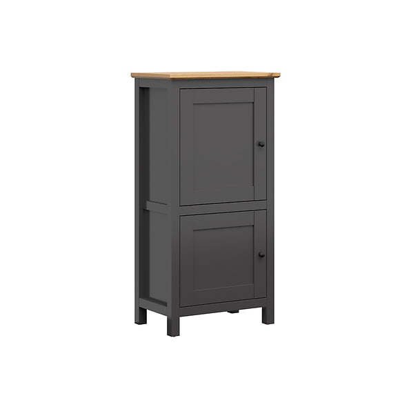 

Современный шкаф с дверцами в гостиную Hesen Black Red White 71x140x44 (S515-SFK2D/14/7) 087294