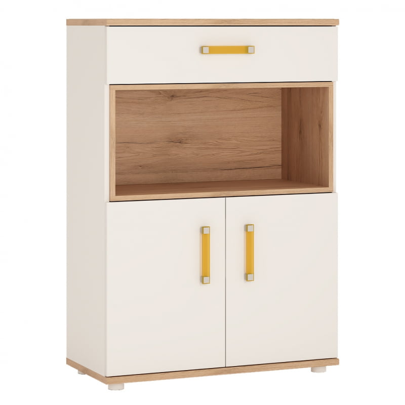 

Комод Amazon Meble Wójcik 81x117x40 (AMA_T31_2D1S + 3 uchwyty) 099129