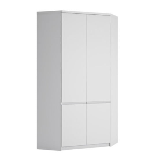 

Вместительный угловой шкаф-купе для спальни Fribo Meble Wójcik 95x200x95 085213