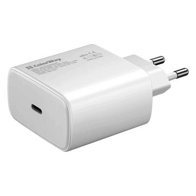 

Зарядное устройство ColorWay Power Delivery Port PPS USB Type-C (45W) white (CW-CHS034PD-WT)