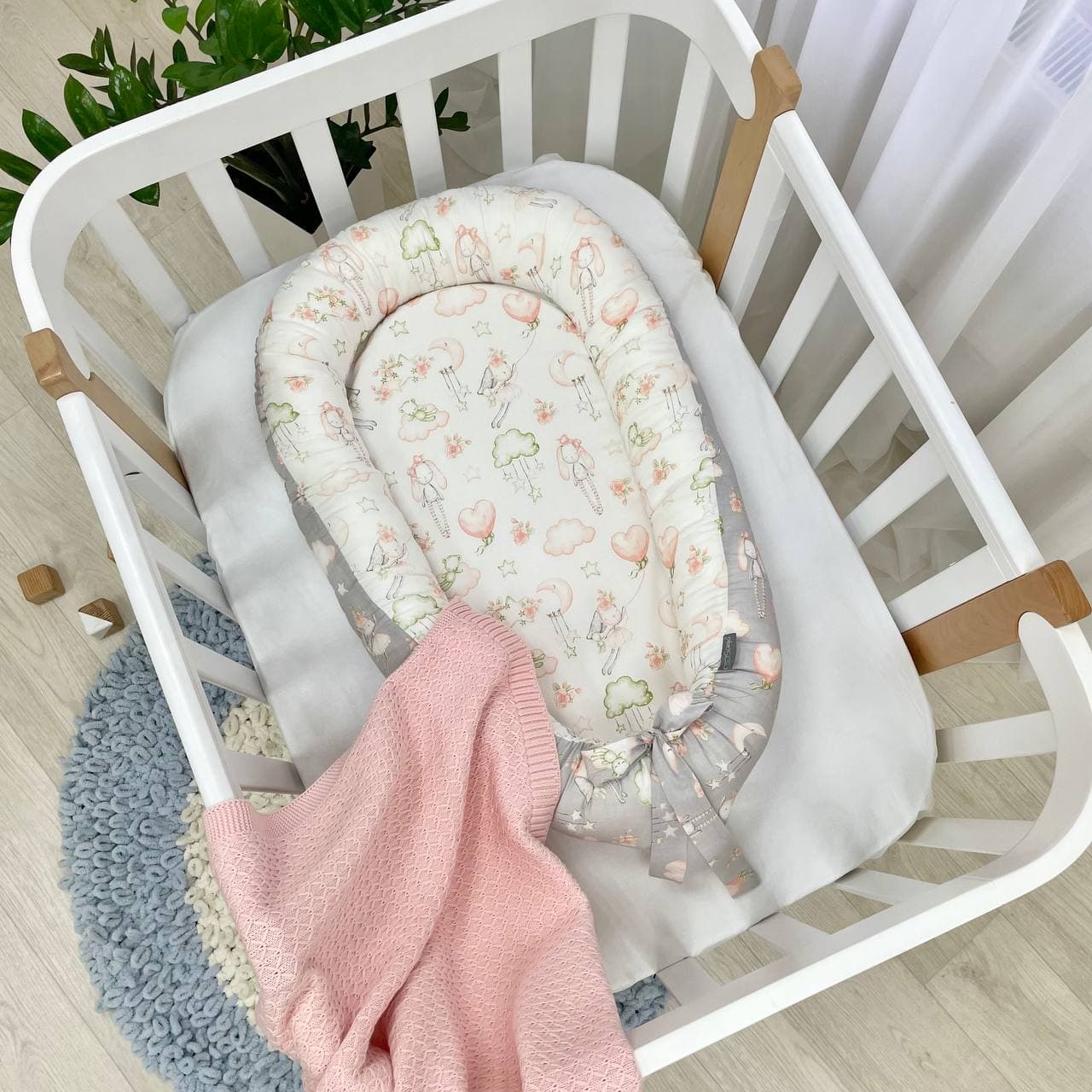 

Кокон позиционер для новорожденных 90х65 см Baby Design Куклы