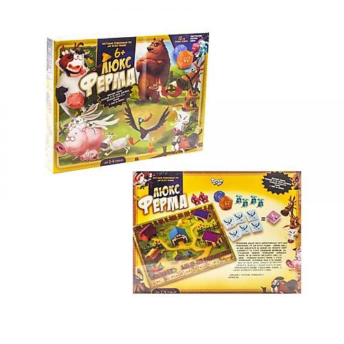 

Гра настільна велика DANKO TOYS Ферма ЛЮКС (G-FL-UA-01-01)