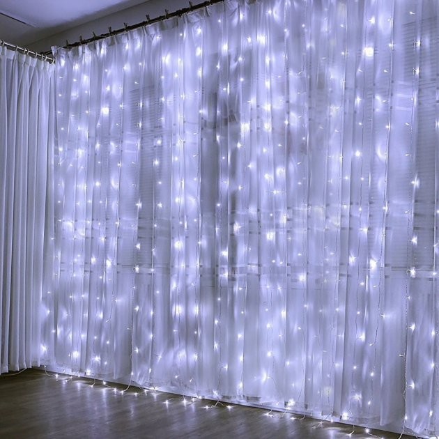 

Гирлянда светодиодная штора 320 LED | 3x2 м | Белый цвет