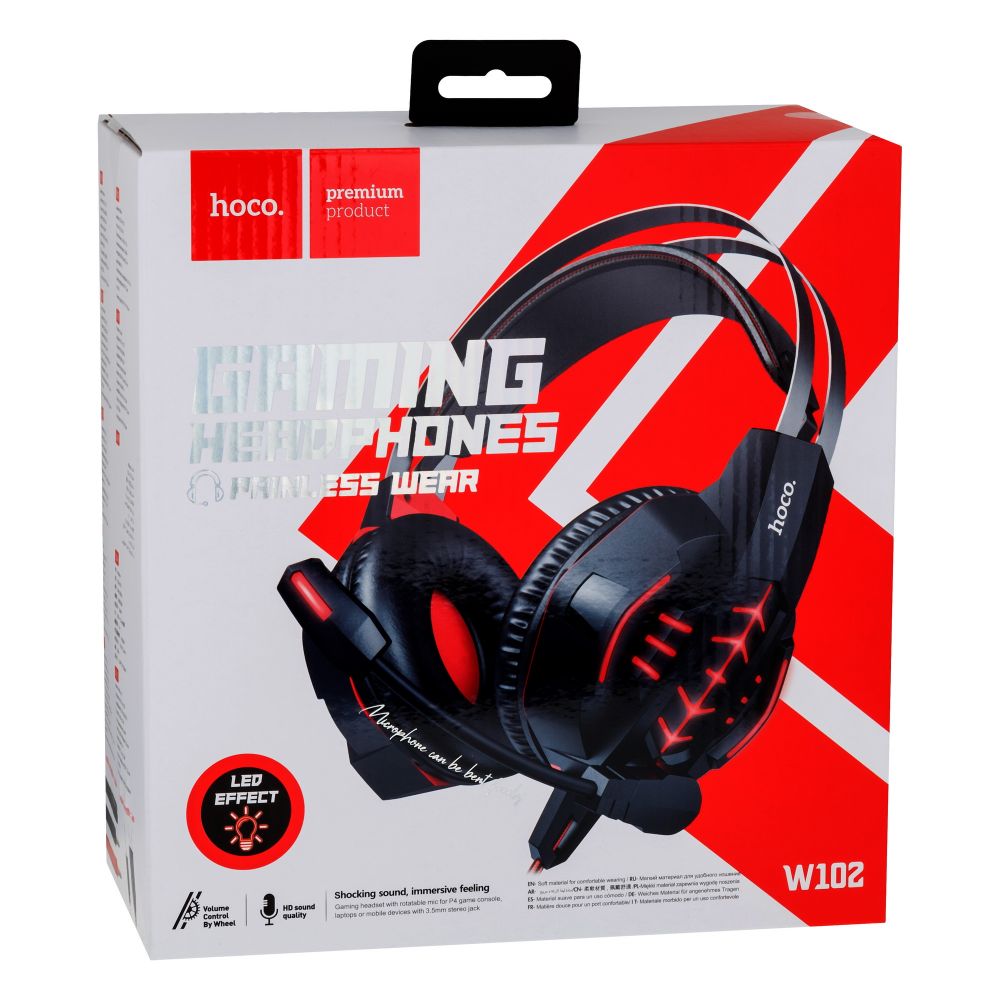 

Наушники Hoco W102 PC Красный