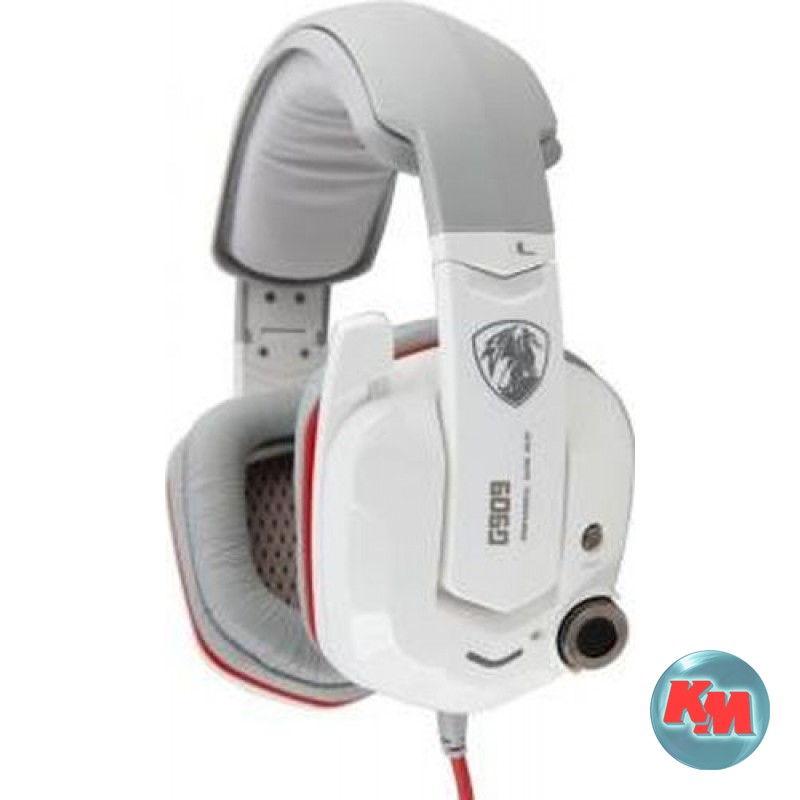 

Наушники SOMIC G909 White с микрофоном, регулятор громкости