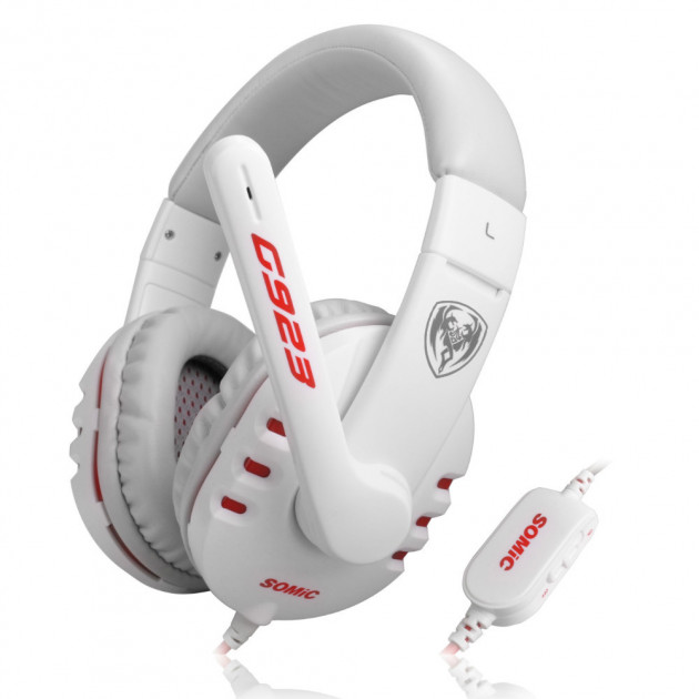 

Наушники SOMIC G923 White с микрофоном