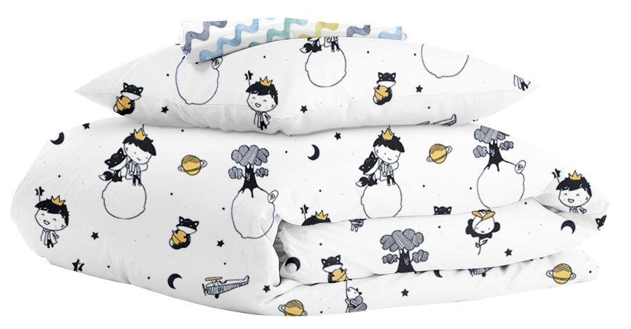 

Комплект постельного белья Cosas Little Prince Wave 110х140 см
