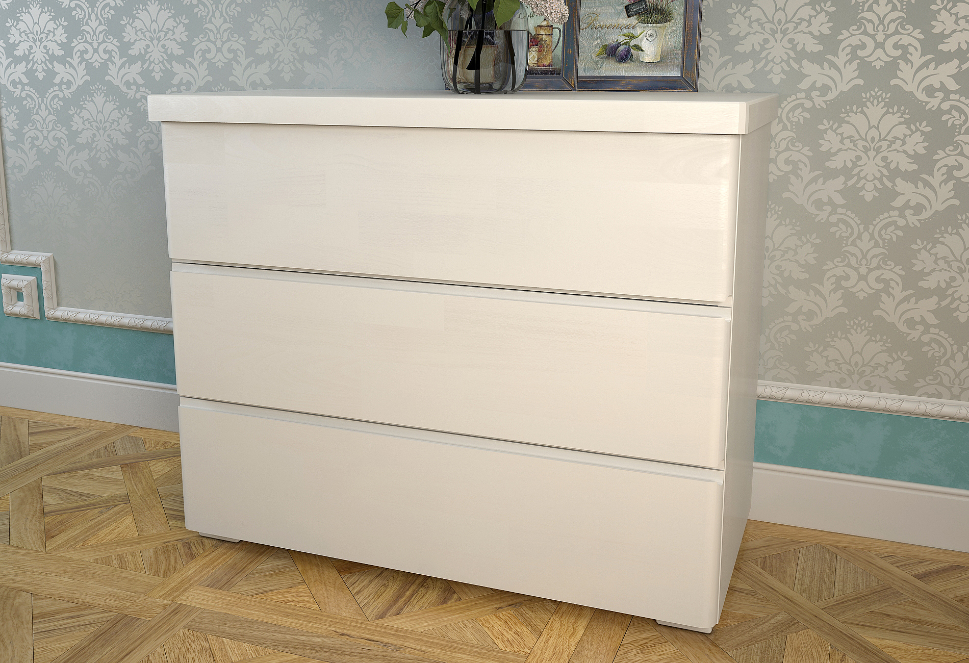 

Комод Arbordrev Регина сосна Белый