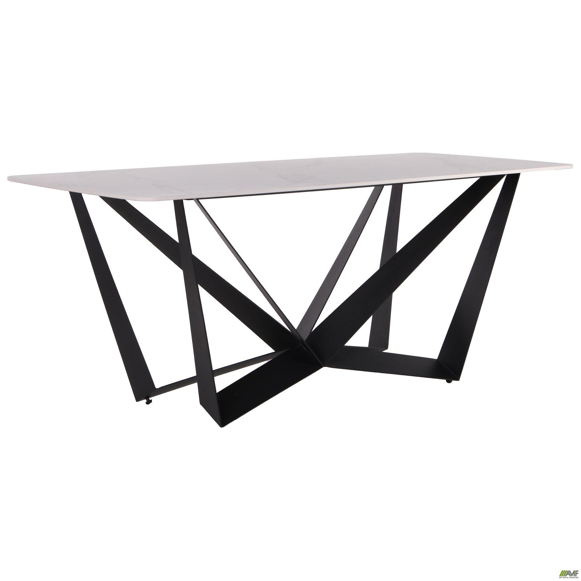 

Стол AMF обеденный William black/ceramics Carrara bianco 547060