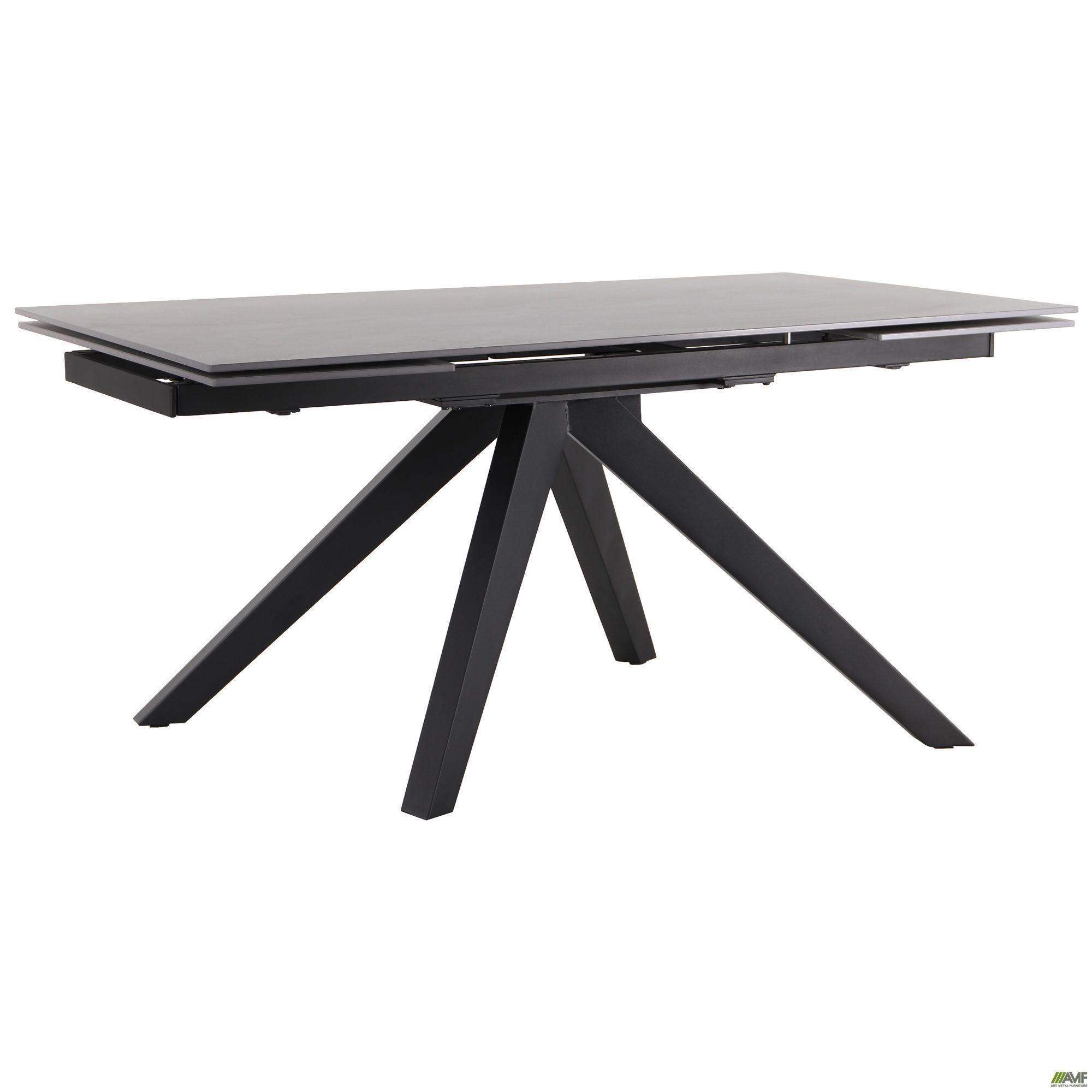 

Стол AMF обеденный раскладной Alfred black/сeramics Calacatta gray 547222