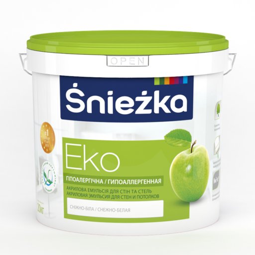 

Краска акриловая Sniezka Эко 20 кг (10144141)