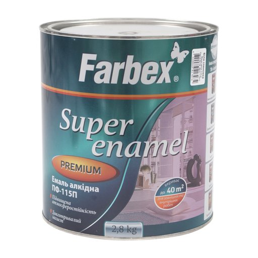 

Эмаль алкидная Farbex ПФ 115П изумрудная 2.8 кг (11617970)