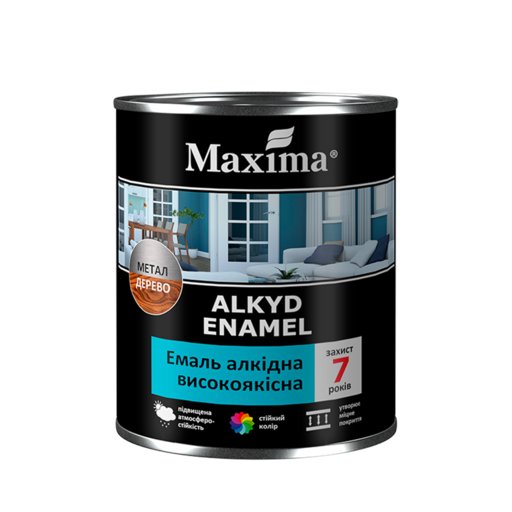 

Эмаль алкидна Maxima черная 2.3 кг (12040091)