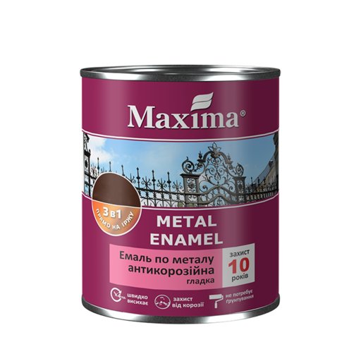 

Эмаль антикорозийная Maxima антроцит матовая 2.3 л (12040266)