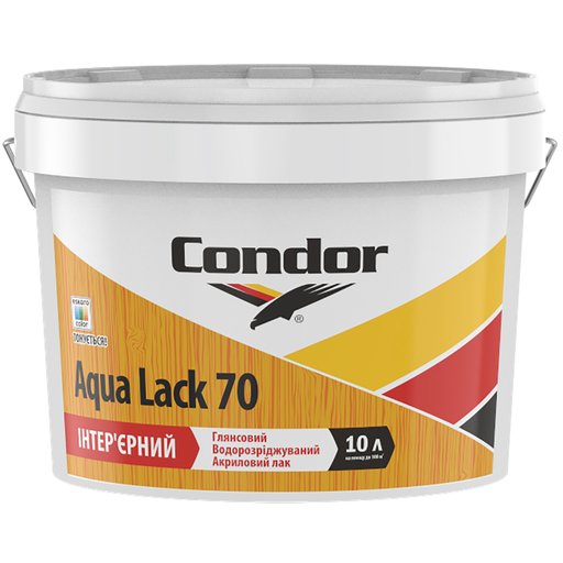 

Лак акриловый Condor Aqua Lack 70 10 л (11910591)